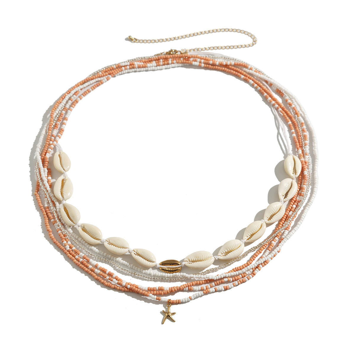 Mermaid Princess Shell Beads Waist Chain Beach Ocean Wind Waist Chain Starfish Body Chain - V.I.P Digital Presence