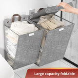 Dirty Clothes Basket Foldable Home Dormitory Dormitory Multifunctional Organization Storage Wall Hanging Basket - V.I.P Digital Presence