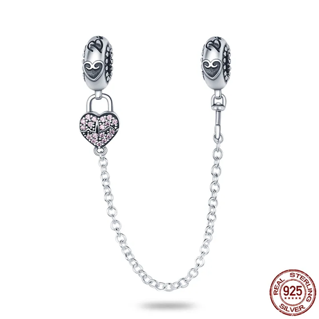 S925 sterling silver pendant with beads suitable for Pan family bead bracelets - V.I.P Digital Presence