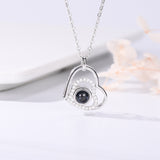 100 languages, I love you necklace, nano projection, customized color images, photos, text, love for Europe and America - V.I.P Digital Presence