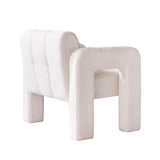31.10" Wide Boucle Upholstered Accent Chair - V.I.P Digital Presence
