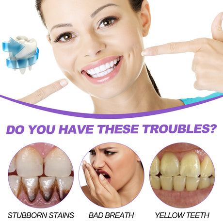 V34 Purple Toothpaste, Repair Teeth Mouth Clean Breath Fresh White Toothpaste - V.I.P Digital Presence