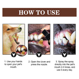 Pet Tooth Cleaning Spray, Cats And Dogs Removal Tartar Stains Bad Breath Oral Cleaning Spray - V.I.P Digital Presence
