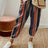 Striped Pocketed Elastic Waist Pants - V.I.P Digital Presence