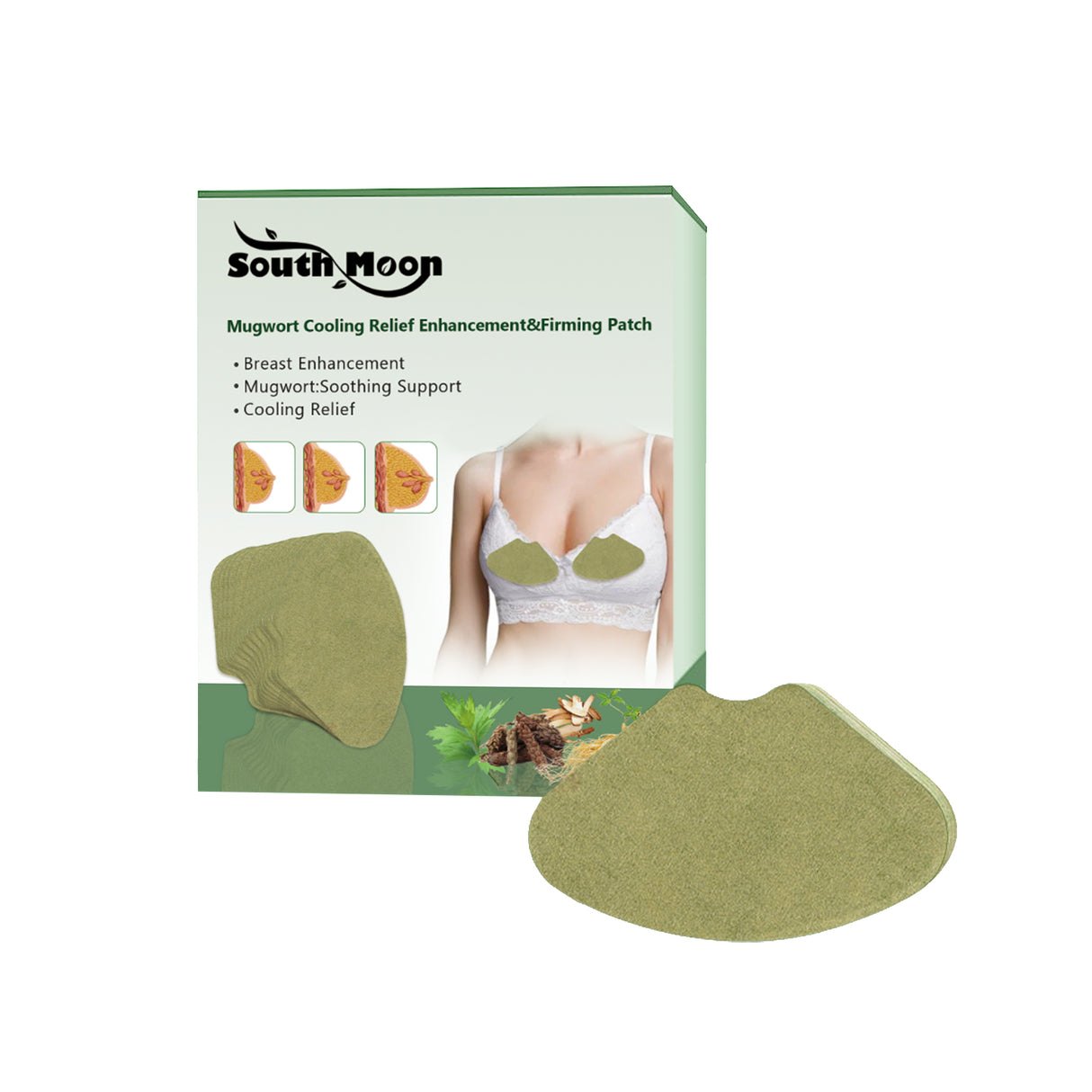 Mugwrot Cooling Relief Enhancements & Firming Patch, Massage Firming Chest Anti-sagging Chest Plump Patch - V.I.P Digital Presence