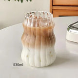 Thickened high borosilicate glass cup household transparent double-layer heat-resistant fruit juice cup - V.I.P Digital Presence