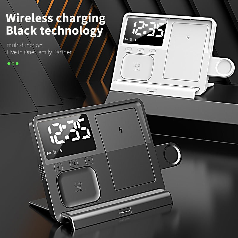 The thermometer clock supports wireless charging and night light charging - V.I.P Digital Presence