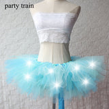 Arrival Women Tulle Tutu Skirt Sexy Mini Fancy Adult Petticoat Fluffy Yarn Ballet Dance Halloween Led Light Up - V.I.P Digital Presence