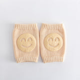 Woolen loop baby socks, elbow protection, walking and crawling, knee protection, baby and child knee protection, smiling face knee protection - V.I.P Digital Presence