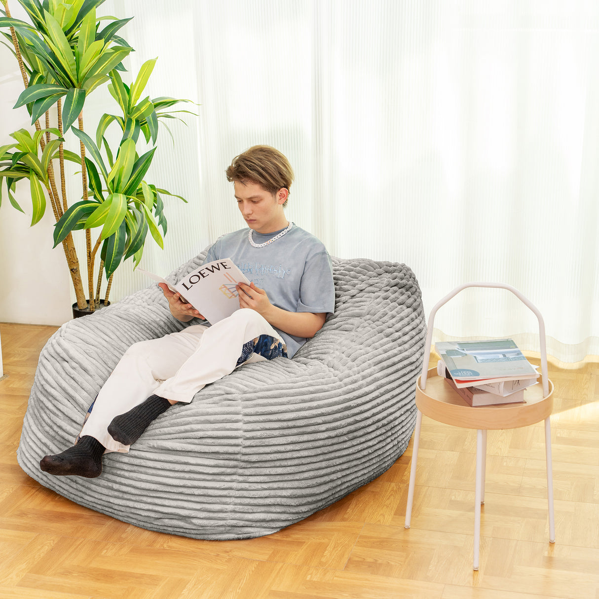 Faux Fur Classic Bean Bag - V.I.P Digital Presence