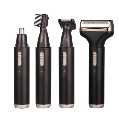 New Men's 4 in 1 Electric Razor Nose Hair Sideburns Knife Trimmer Eyebrow Grooming Set Compound - V.I.P Digital Presence