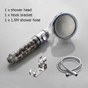 New Tourmaline balls Filter Shower Head Water saving 3 Modes adjustable SPA shower head on/off button high pressure shower - V.I.P Digital Presence