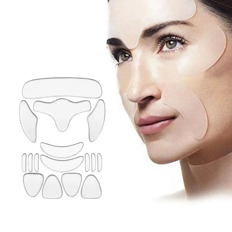 18Pcs Reusable Silicone Face Patch Set Anti Wrinkle Patches For Face Neck Forehead Eye Cheek Chest Pads Beauty Tools - V.I.P Digital Presence