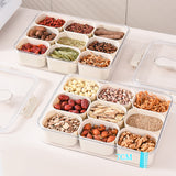 Design Sealed Snackle Storage Box With 9pcs Divider Plastic Divided Veggie Tray With Lid And Handle - V.I.P Digital Presence