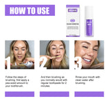 V34 Colour Corrector, Mouth Shine White Clean Stains Shine White Teeth Purple Toothpaste - V.I.P Digital Presence