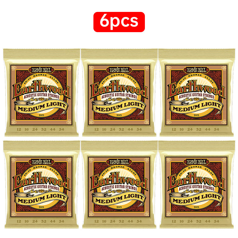 6 sets of Ernie Ball 2003-2008Folk strings，2403-2409classical strings for electric & acoustic guitars - V.I.P Digital Presence