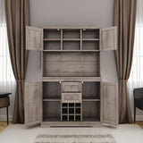 Coffee bar cabinets, kitchen cabinets with storage rooms, farmhouse wine cabinets with drawer racks and cabinets, dining cabinet - V.I.P Digital Presence