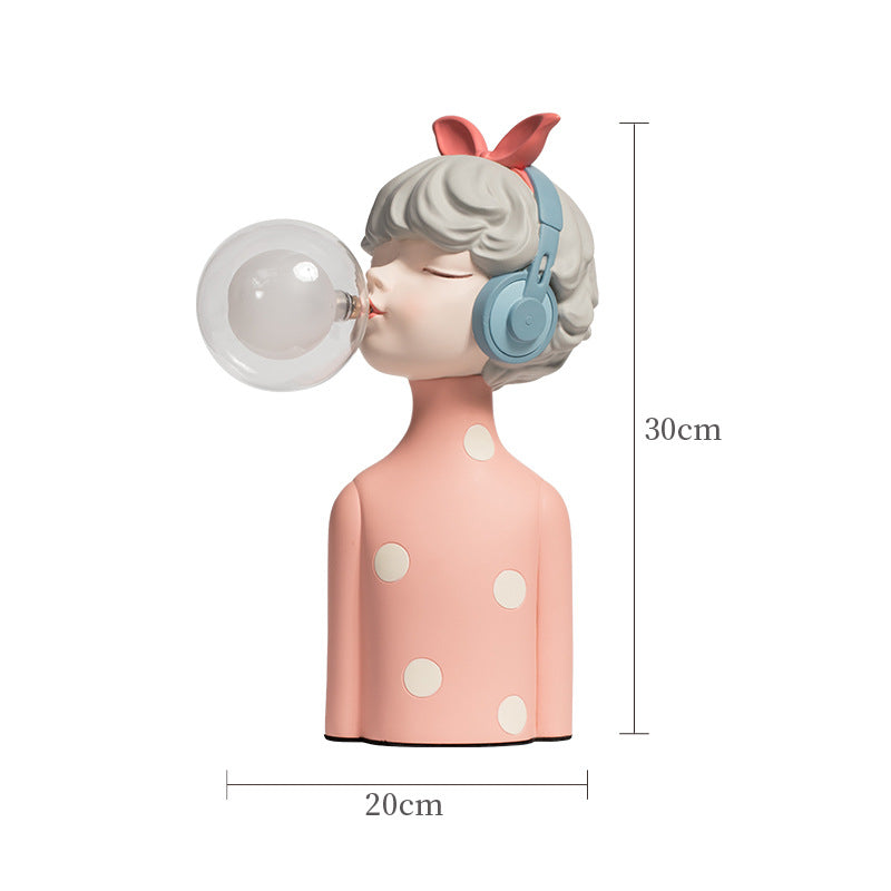 Bedroom Bedhead Bubble Girl Nightlight Decoration Atmosphere Light Ornament Ornament - V.I.P Digital Presence