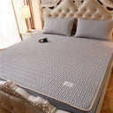 Sábana de verano, colchón de seda helada, suave y cómodo, colchón de látex, colchón transpirable de tres piezas para un sueño confortable. 