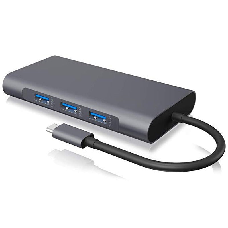 Type-C ten in one HUB docking station, multi in one MacBook laptop aluminum alloy hub - V.I.P Digital Presence