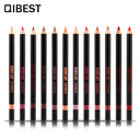 QIBEST Fashion Black Rod Lip Liner 12 Colors Mixed Color Lip Liner Set Waterproof Retouching Lipstick Pen - V.I.P Digital Presence