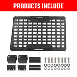 Rear Window Molle Panel System for 2018-2024 Jeep Wrangler JL 4Doors - Modular Storage and Protective Decoration - V.I.P Digital Presence