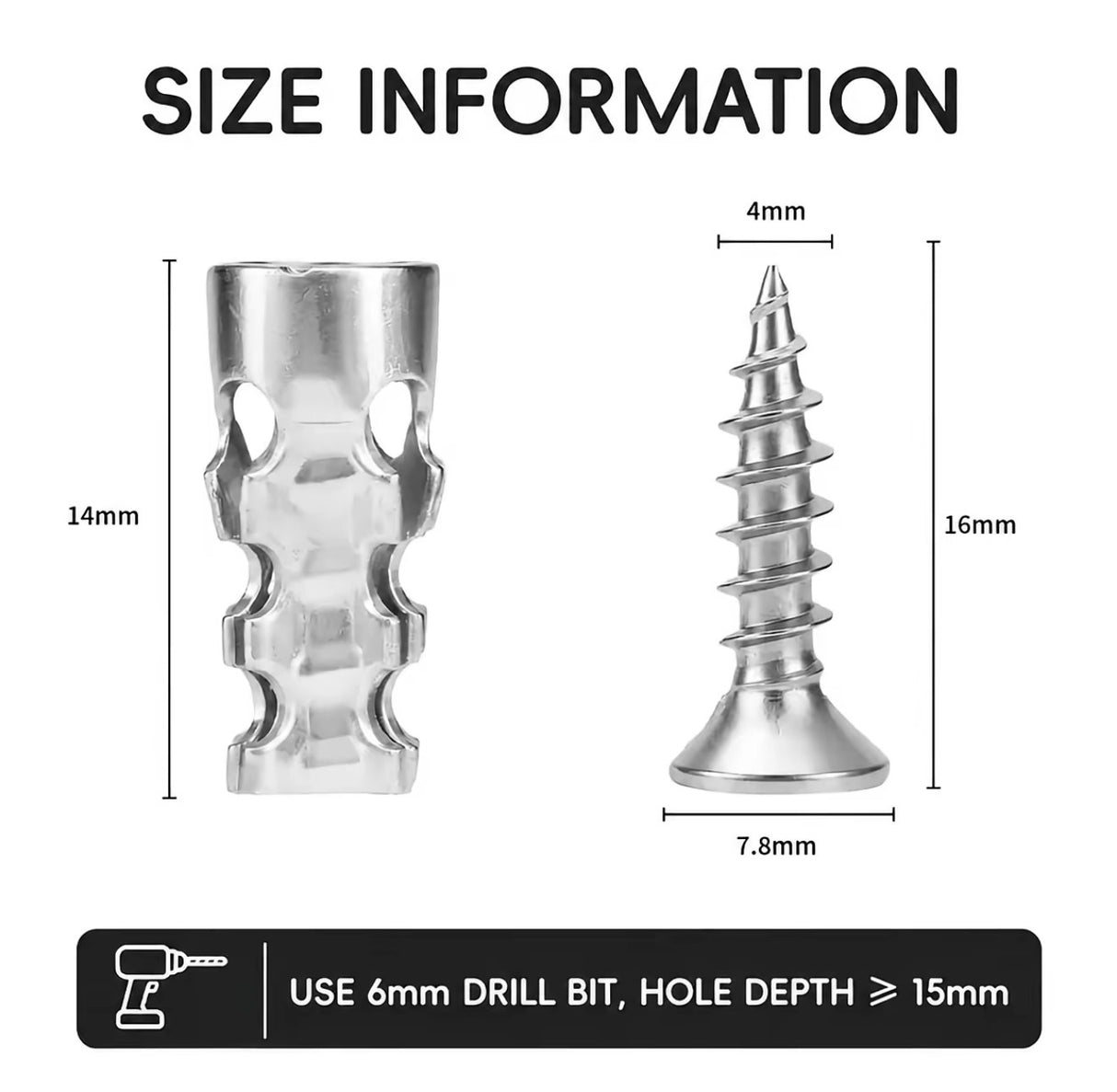 HingeFix Repair Screws