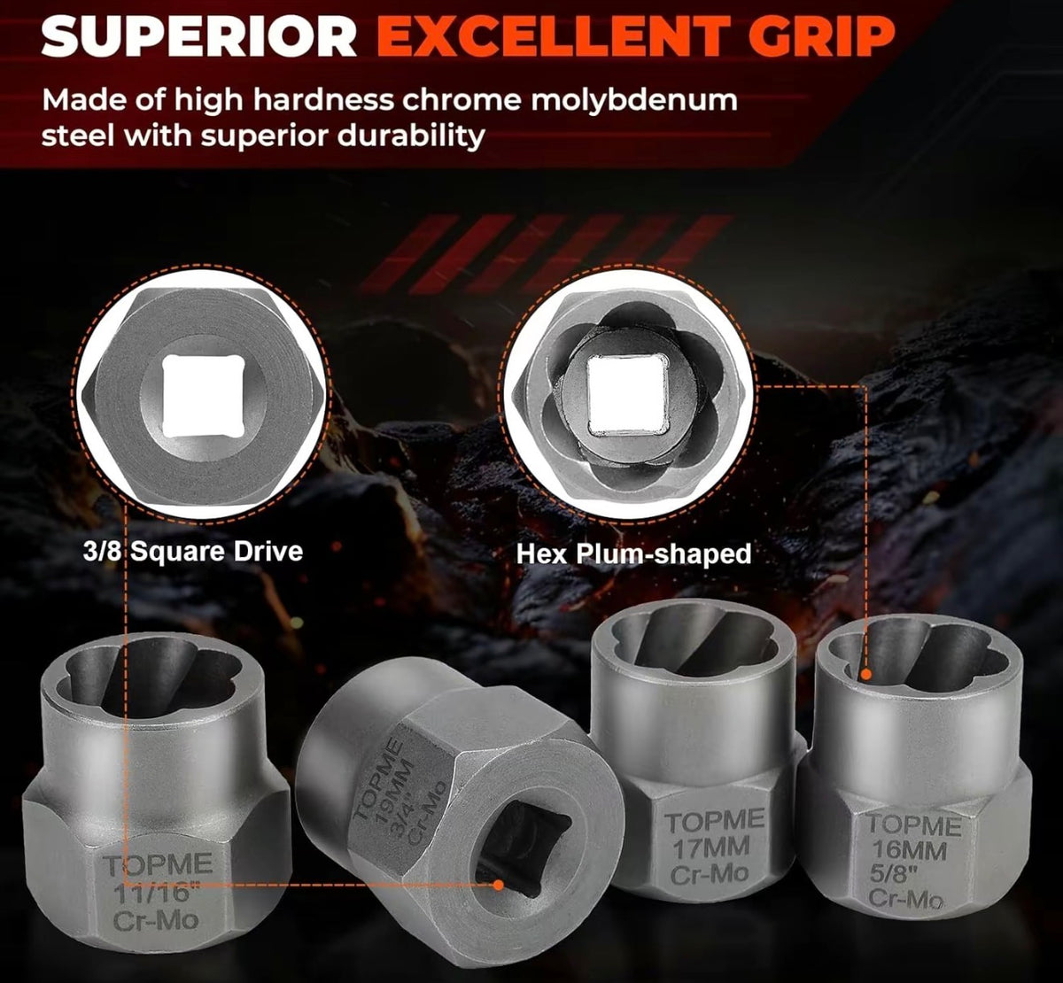 BoltGrip Socket Set