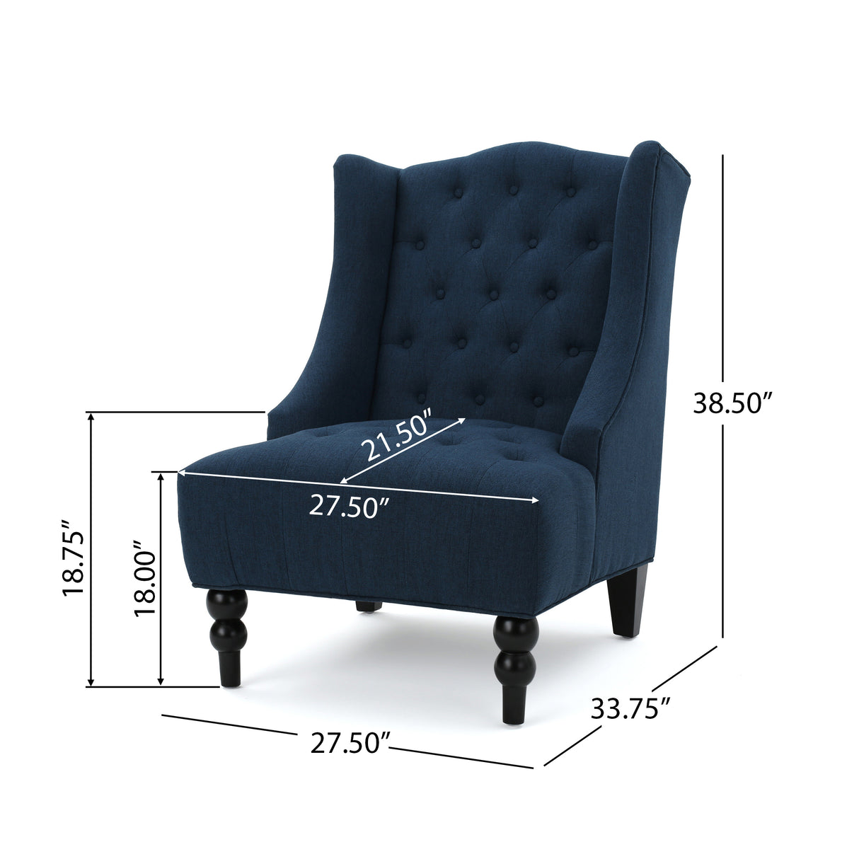 Upholstered Wingback Chair - V.I.P Digital Presence