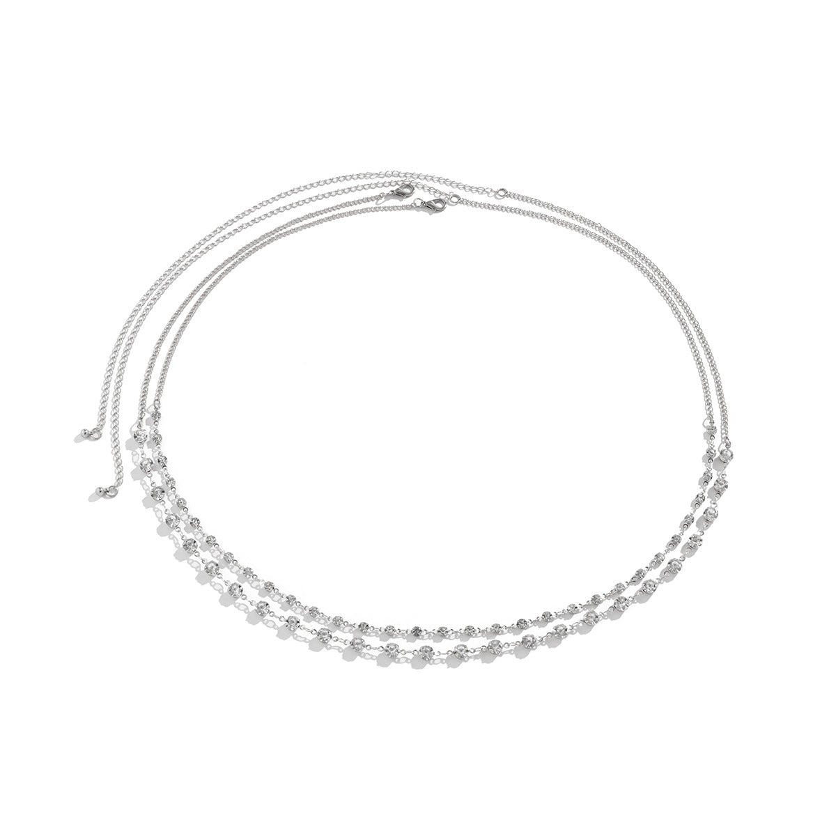Stacked chain tassel star moon rhinestone waist chain sexy butterfly women's imitation pearl body chain - V.I.P Digital Presence