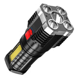5 Led Flashlight Strong Light Outdoor Portable Cob Side Light Work Light USB Rechargeable Led Flashlight - V.I.P Digital Presence