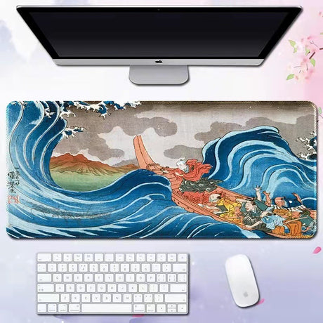 Wave mouse pad advertising game keyboard pad desk pad - V.I.P Digital Presence