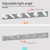 LED Modern Chrome 6-Light Vanity Lights Fixtures Over Mirror Bath Wall Lighting - V.I.P Digital Presence