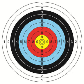 New 30pcs 40*40 cm Archery Shooting Target Paper Bow Hunting Archery Kit Standard Full Ring Single Spot Shooting Training Paper - V.I.P Digital Presence