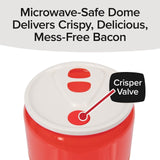 Microwave grill, bacon grill, meat plate, oven, meat box, food grade PP - V.I.P Digital Presence