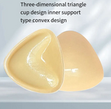 Triangle V-shaped thickened sponge chest patch small chest display large female double-sided self-adhesive chest pad - V.I.P Digital Presence
