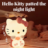 Kawaii Sanrio Hello Kitty Pat Night Light Girls Bedroom Bedlight Anime Hellokitty Night Lamp Desktop Decor Ornaments Girls Gift - V.I.P Digital Presence