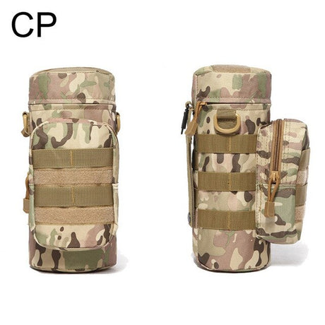 Outdoor Water Bottle Pouch Military Tactical Molle Kettle Case Waist Bag Multifunction Pockets EDC Gear Camping Hiking Riding - V.I.P Digital Presence