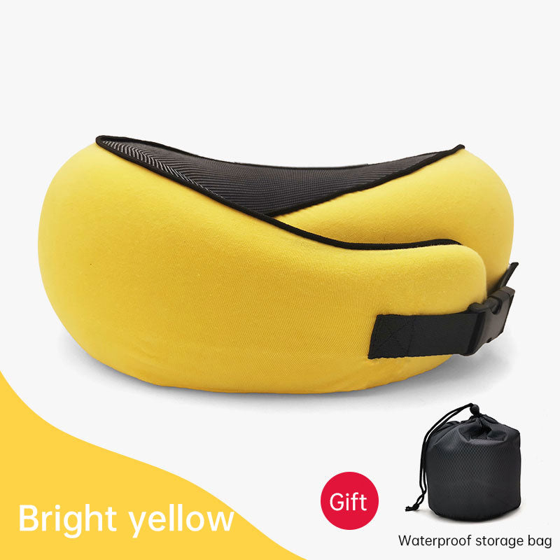 Memory Foam Neck Pillow Cervical Vertebra Travel Portable Noon Break Aircraft U Type Of Pillow Sleep Camping Pillow Carry Bag - V.I.P Digital Presence