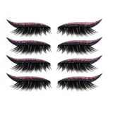 New Glitter Self-Adhesive Eyeliner Eyeshadow Sticker Double Eyelid False Eyelashes Waterproof Party Eye Makeup Sticker - V.I.P Digital Presence