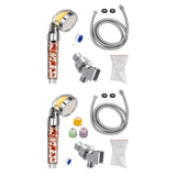 Fragrance Anion Shower Nozzle Set Adjustable Quick Connection Removable Sprinkler Basin Bathing Tub Fountain Home - V.I.P Digital Presence