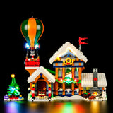 YB brand compatible with LEGO 10339 Santa Claus Post Office building blocks, LED lighting fixtures, winter lighting model ornaments - V.I.P Digital Presence