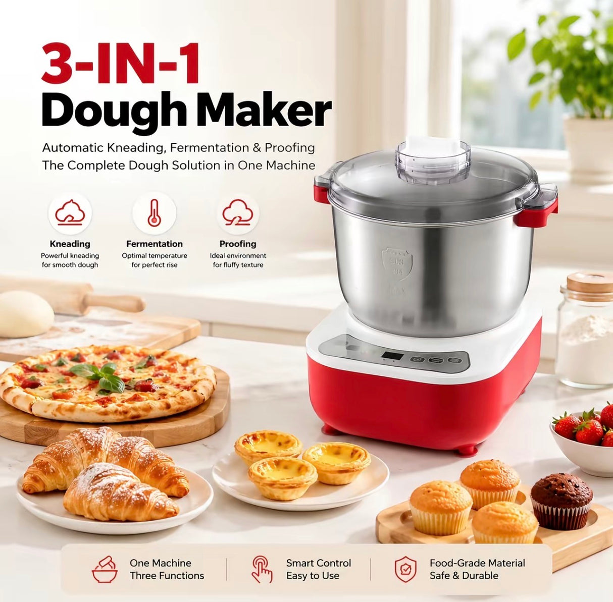 DoughPro Electric Dough Maker