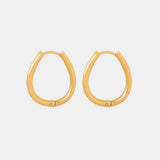 Titanium Steel Huggie Earrings - V.I.P Digital Presence