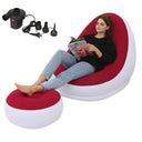Inflatable Air Mattress Lazy Sofa Deck Chair Comfortable Leg Stool Rest Single Beanbag for home and Outdoor Use - V.I.P Digital Presence