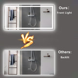 72"×36" LED Mirror Light Bathroom,anti-Fog & Dimming Led Bathroom Vanity Mirror - V.I.P Digital Presence