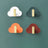 Light Luxury Paste Cloud Sticky Hook Strong Viscose Punch-Free Hook Wall Hanging Traceless Hook Key Hook 4pcs - V.I.P Digital Presence
