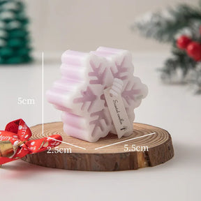 New Christmas Snowflake Aromatherapy Candle Hand-Made Romantic Atmosphere Creative Home Desktop Decorations With Gifts Ornaments - V.I.P Digital Presence
