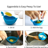 Kitchen practical water wave egg boat water boiled egg maker mold silicone DIY ship boiled egg maker DIY cake frying mold - V.I.P Digital Presence