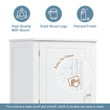 Tall bathroom storage cabinet with two drawers and adjustable shelves for independent storage - V.I.P Digital Presence